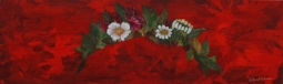 Her Flowers, 12"x36", $175.00