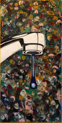 Turn Off the tap, 30"x15", SOLD